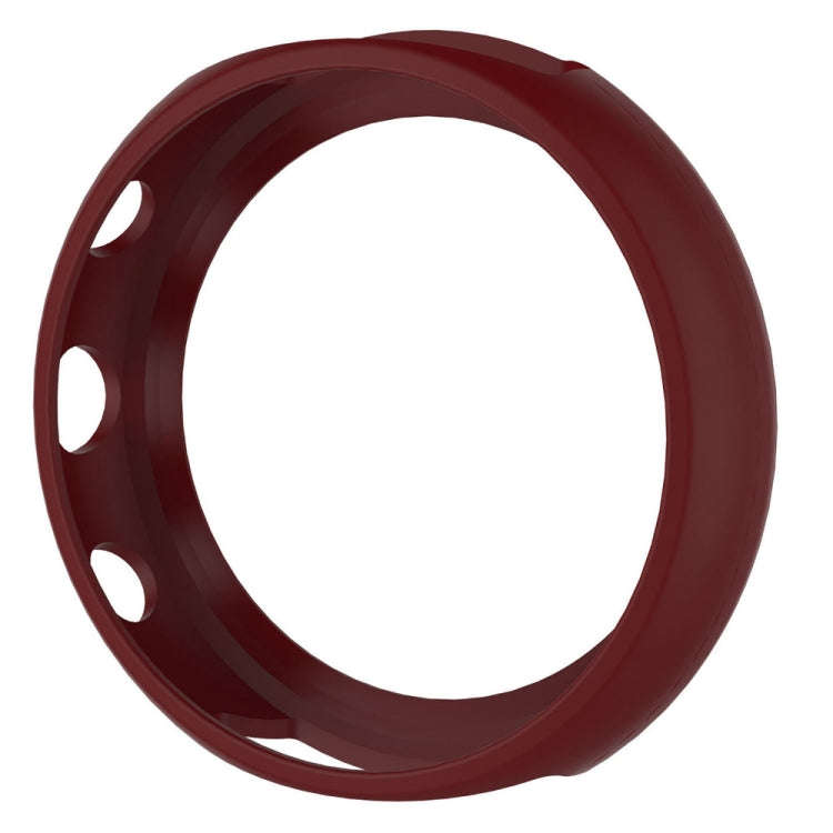 For ASUS Zenwatch 3 Silicone Watch Case(Wine Red)