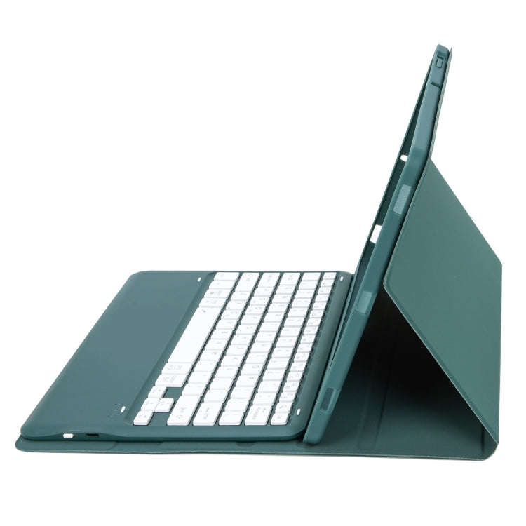 C12B Detachable Pen Slot Bluetooth Keyboard Leather Tablet Case For iPad Air 13 2025 / 2024 / Pro...