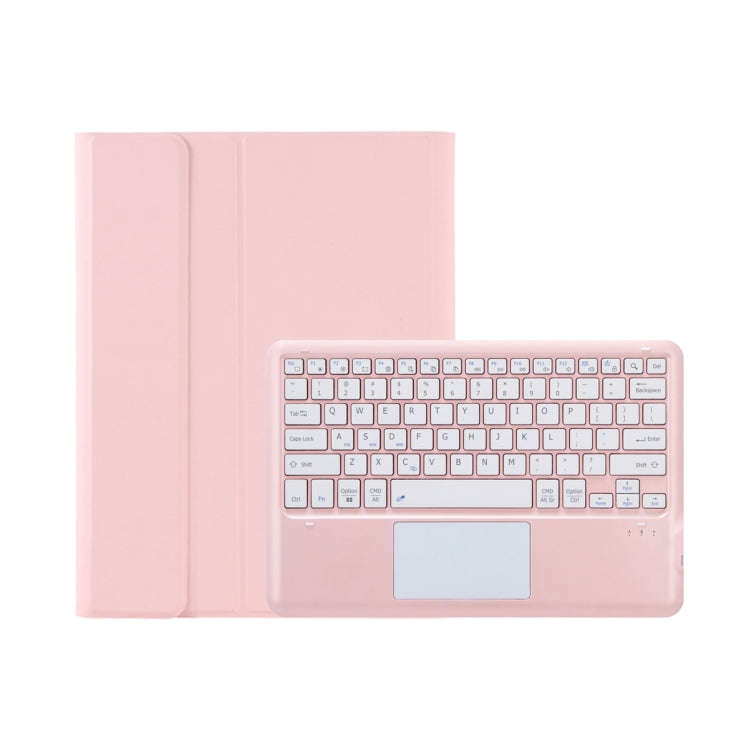 T12B-A Detachable Touch Pad Bluetooth Keyboard Leather Tablet Case For iPad Air 13 2025 / 2024 / ...