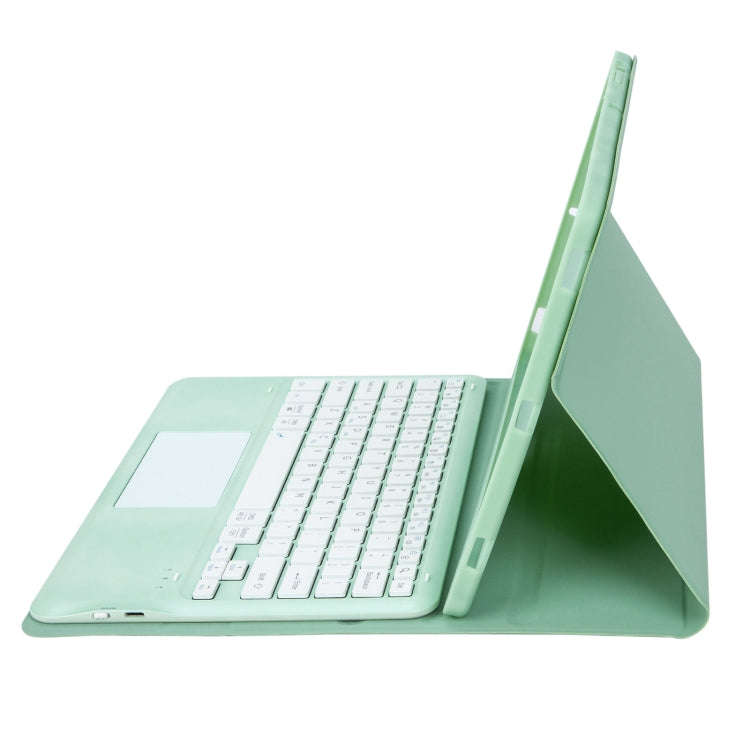 T12B-A Detachable Touch Pad Bluetooth Keyboard Leather Tablet Case For iPad Air 13 2025 / 2024 / ...
