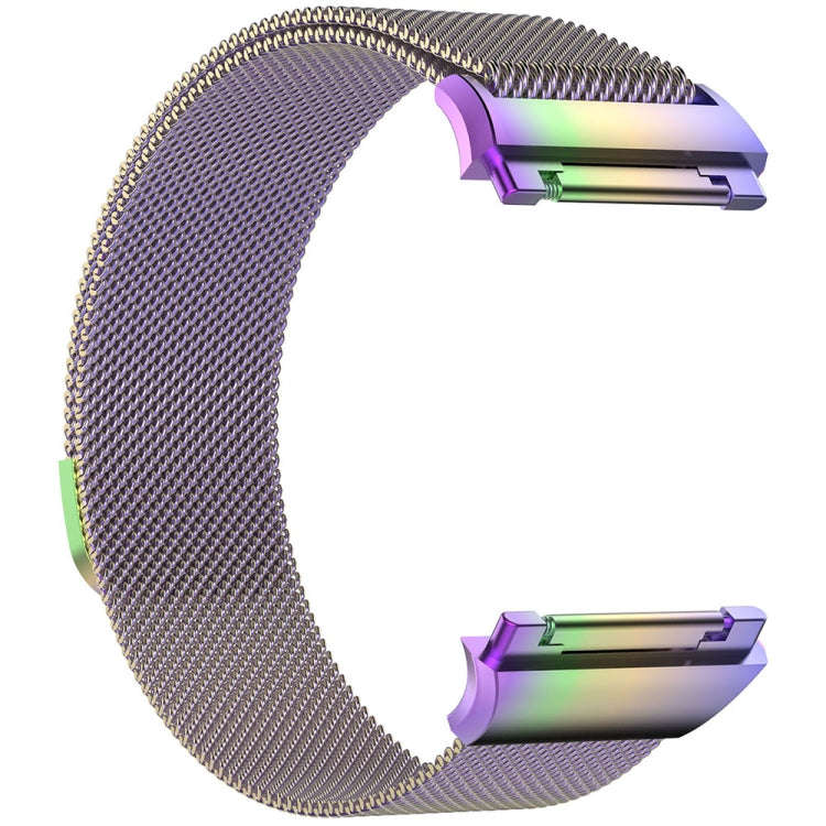 For FITBIT Ionic Milanese Watch Band, Large Size : 24X2.2cm(Colorful)