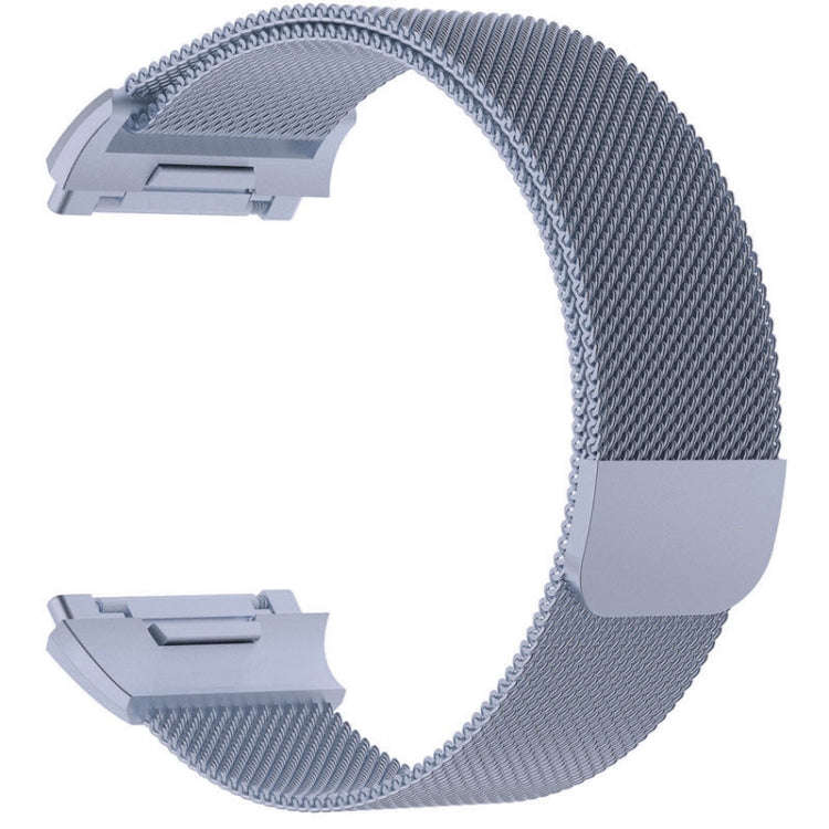 For FITBIT Ionic Milanese Watch Band, Large Size : 24X2.2cm(Space Gray)