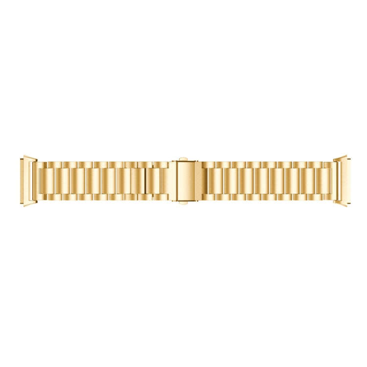 For FITBIT Ionic Stainless Steel Watch Band(Golden)