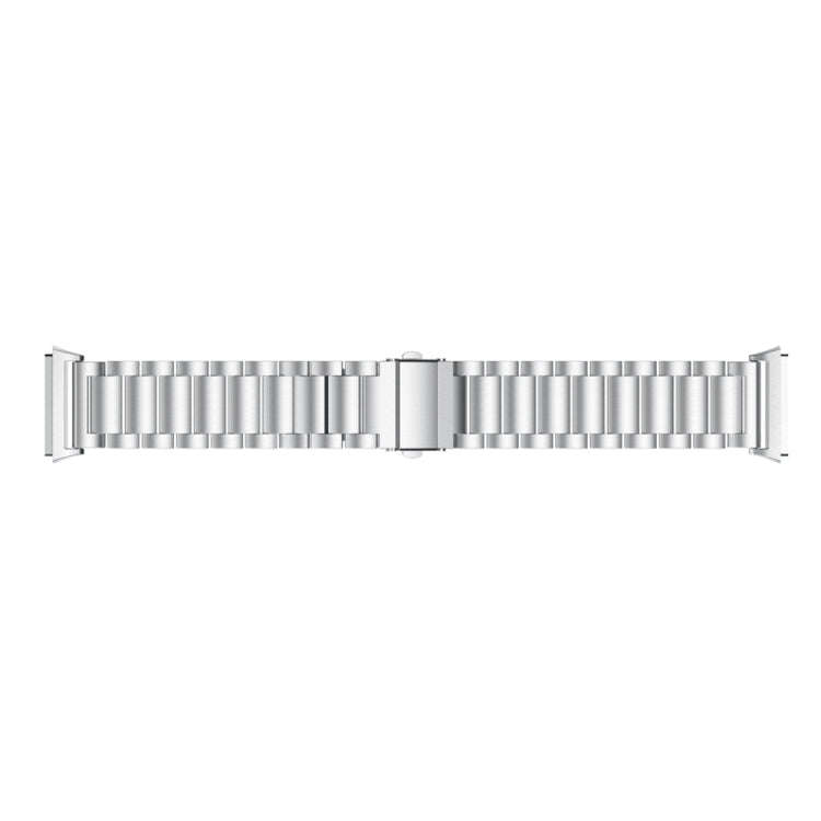 For FITBIT Ionic Stainless Steel Watch Band(Silver)