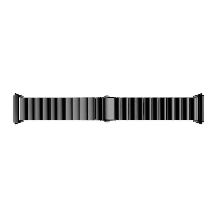 For FITBIT Ionic Stainless Steel Watch Band(Black)