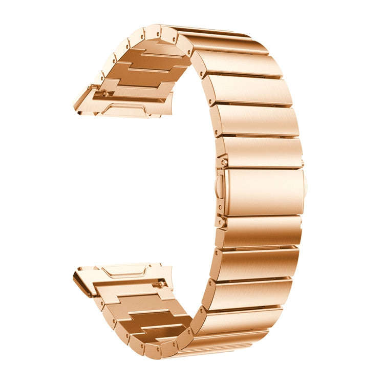 For FITBIT Ionic Stainless Steel Watch Band(Rose Gold)