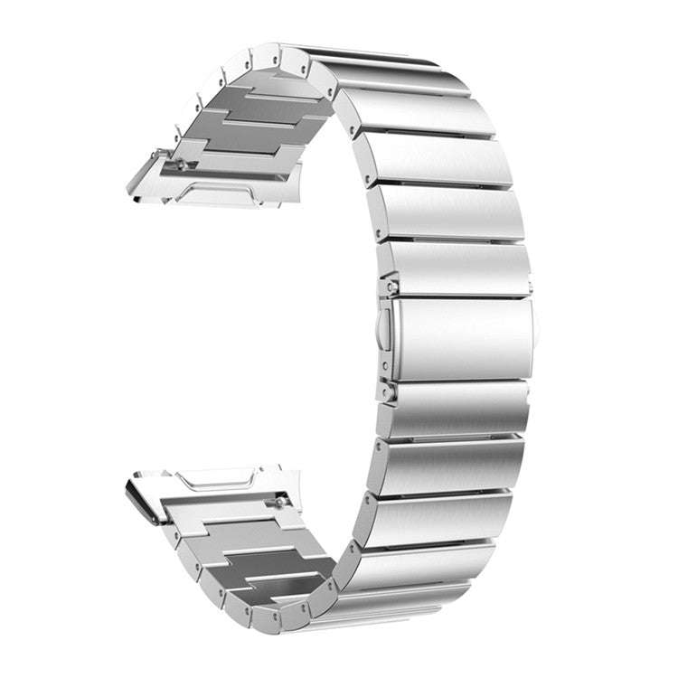 For FITBIT Ionic Stainless Steel Watch Band(Silver)