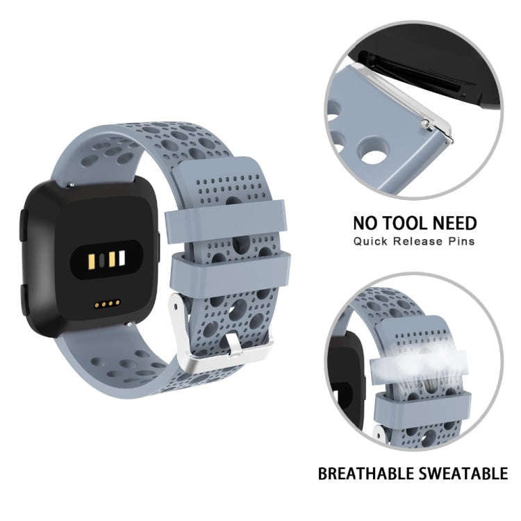 For FITBIT Versa Breathable Watch Band(Light Blue)