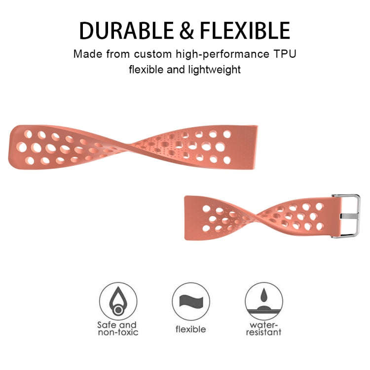 For FITBIT Versa Breathable Watch Band(Pink)