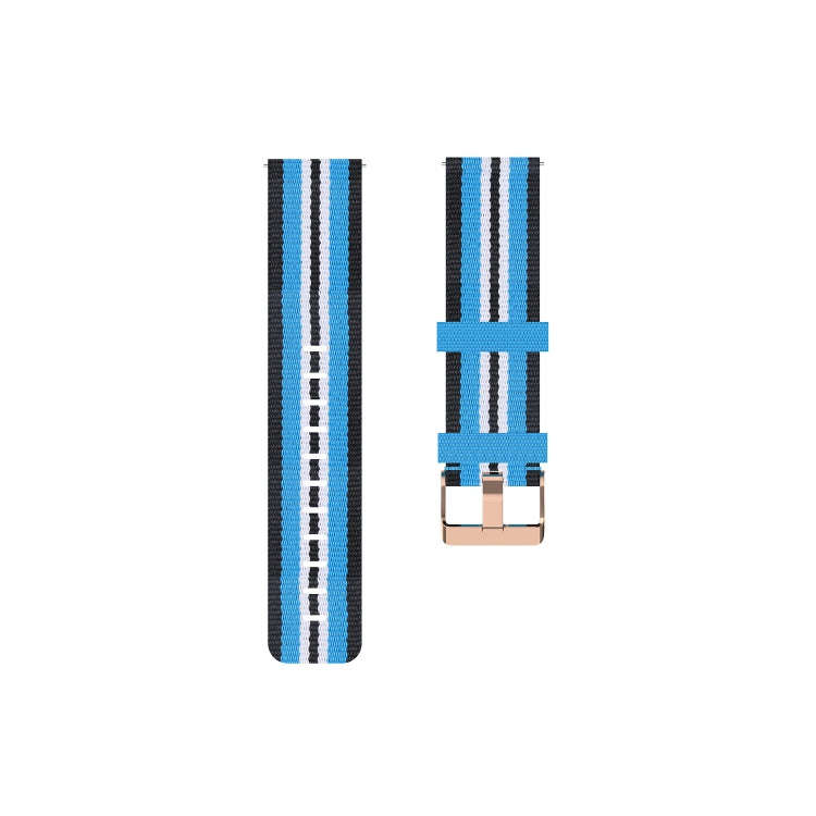 For FITBIT Versa Canvas Watch Band(Black Sky)