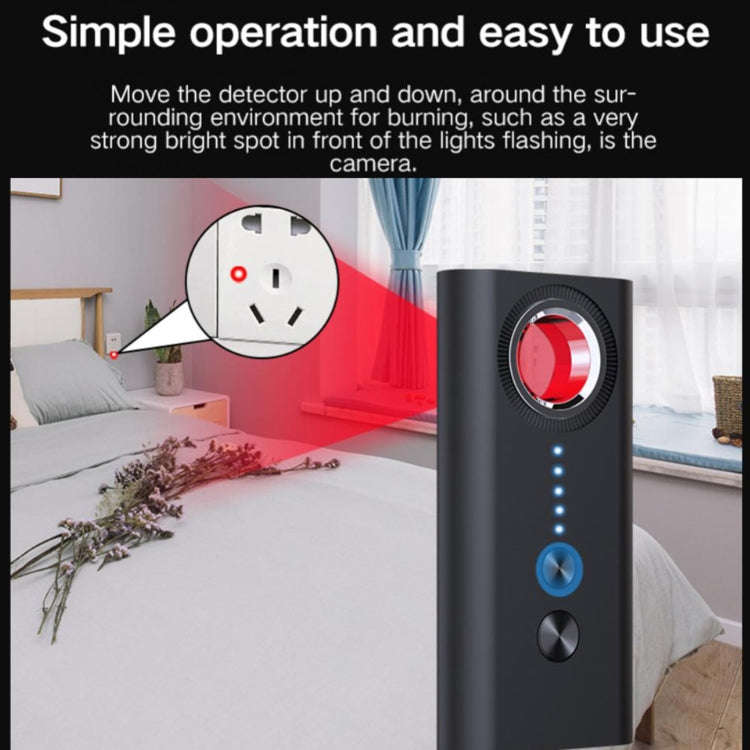 T1 Camera Detector GPS Positioning Monitor Tracking Detector(Black)