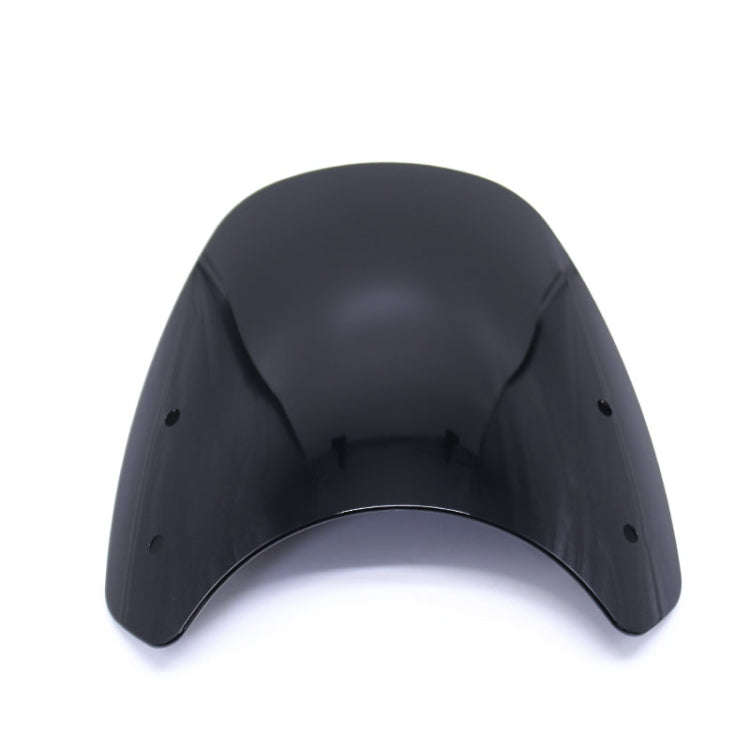 XRL-DF-7654 Motorcycle Headlight Retro Windshield for DUCATI(Black)