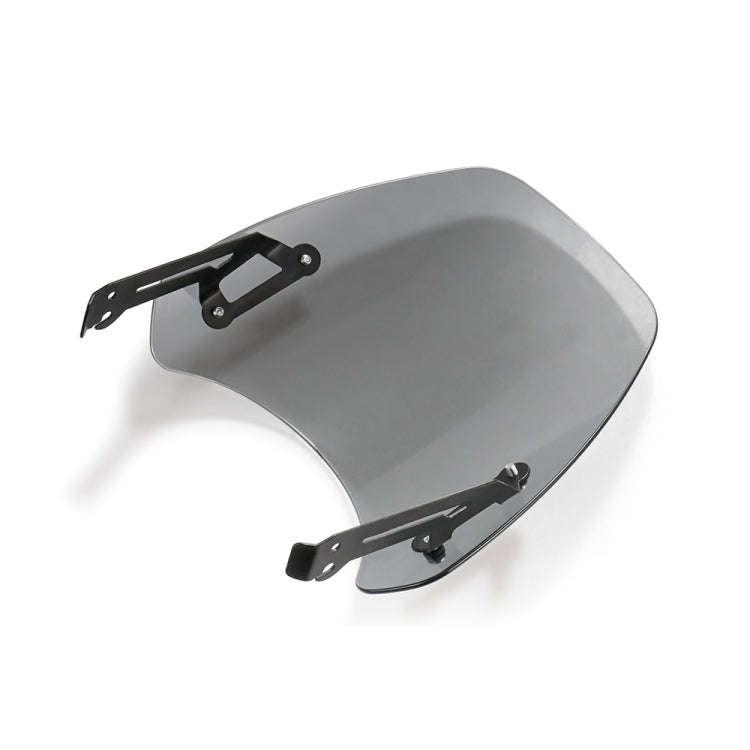 XRL-DF-7654 Motorcycle Headlight Retro Windshield for DUCATI(Transparent Grey)