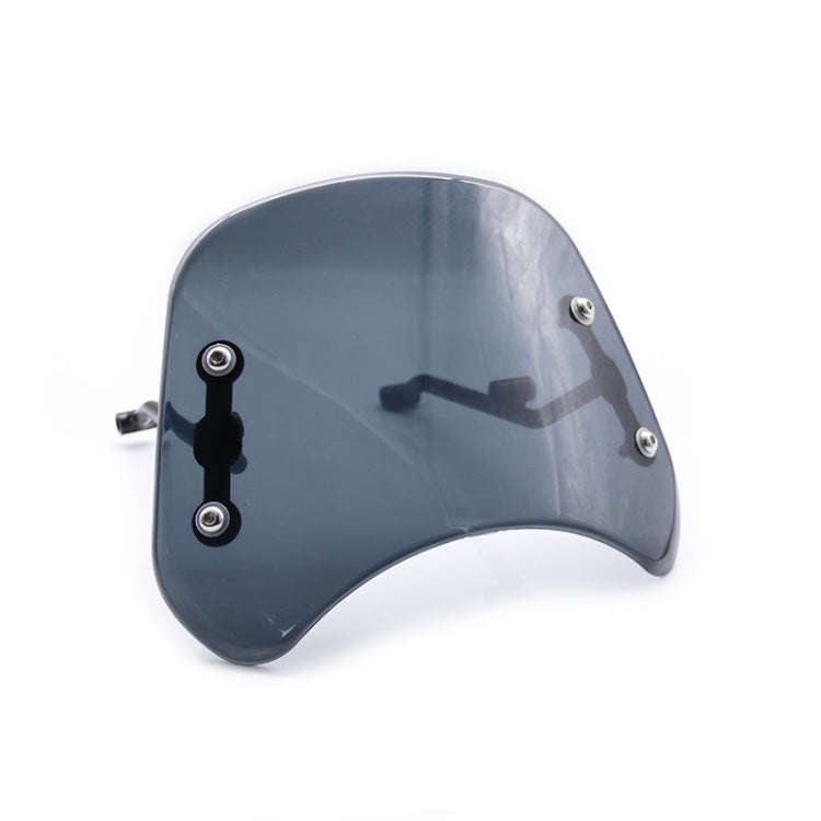 DF016-C Motorcycle Front Windshield for Benelli Leoncino Trail 500(Smoked)