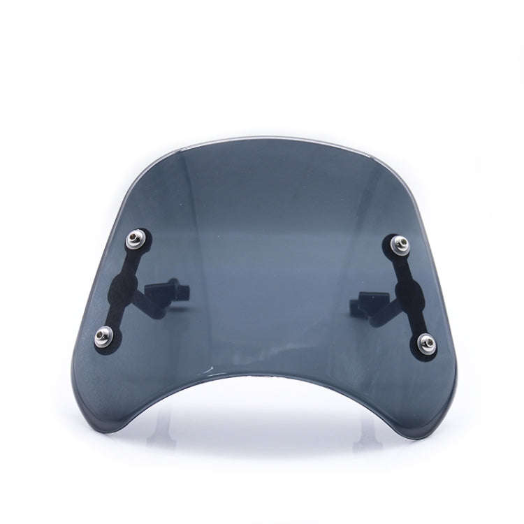DF016-C Motorcycle Front Windshield for Benelli Leoncino Trail 500(Smoked)