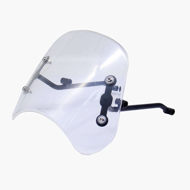 DF016-C Motorcycle Front Windshield for Benelli Leoncino Trail 500(Transparent)