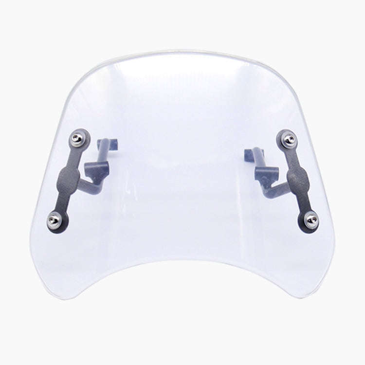DF016-C Motorcycle Front Windshield for Benelli Leoncino Trail 500(Transparent)