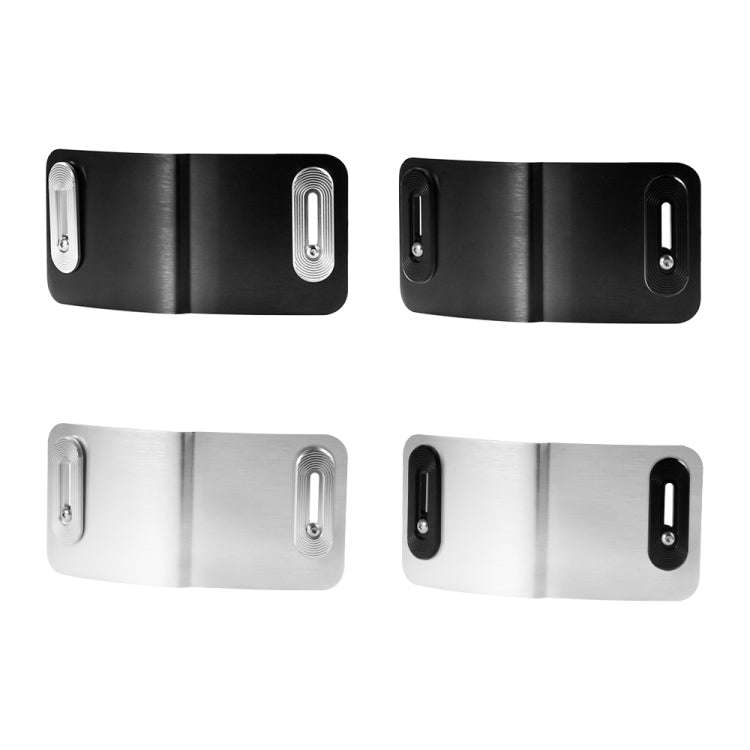 HP-DF018 Motorcycle Aluminum Alloy Front Windshield for Honda CB650R(Black + White)