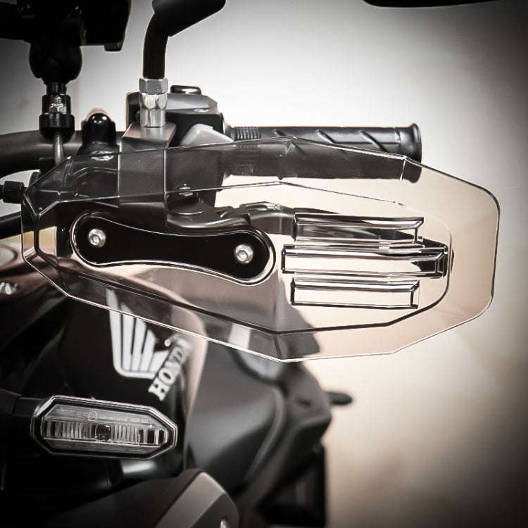 HP-HS002 1 Pair Motorcycle PC Front Windshield Handguard for Harley 883 / x48 / 1200(Smoked)