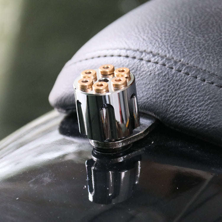 HP-Q094 Motorcycle Retro Modified Rear Seat 6mm Screw for Harley(Silver)