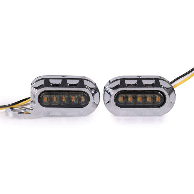 HP-Z058 Motorcycle Modified Rearview Mirror LED Turn Signal Light for Harley Sportsters XL 883 / ...