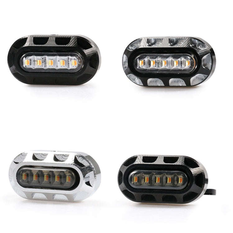 HP-Z058 Motorcycle Modified Rearview Mirror LED Turn Signal Light for Harley Sportsters XL 883 / ...