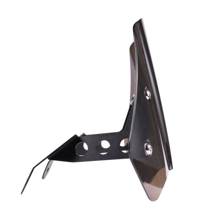 HP-DF016-B Motorcycle Front Windshield for Benelli Leoncino Trail 250(Smoked)
