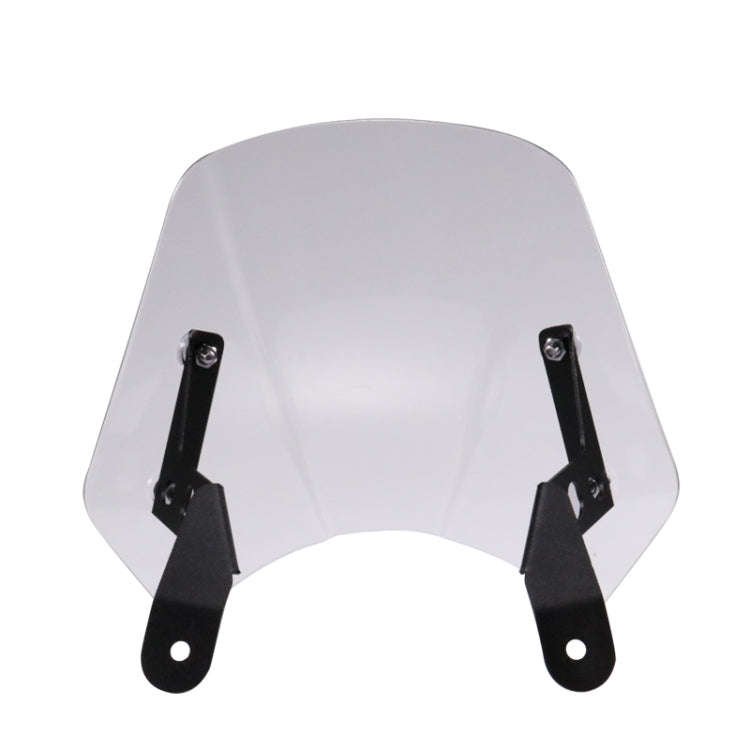 HP-DF016-B Motorcycle Front Windshield for Benelli Leoncino Trail 250(Transparent)