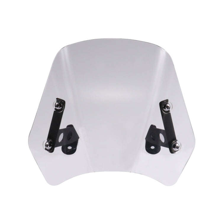 HP-DF016-B Motorcycle Front Windshield for Benelli Leoncino Trail 250(Transparent)