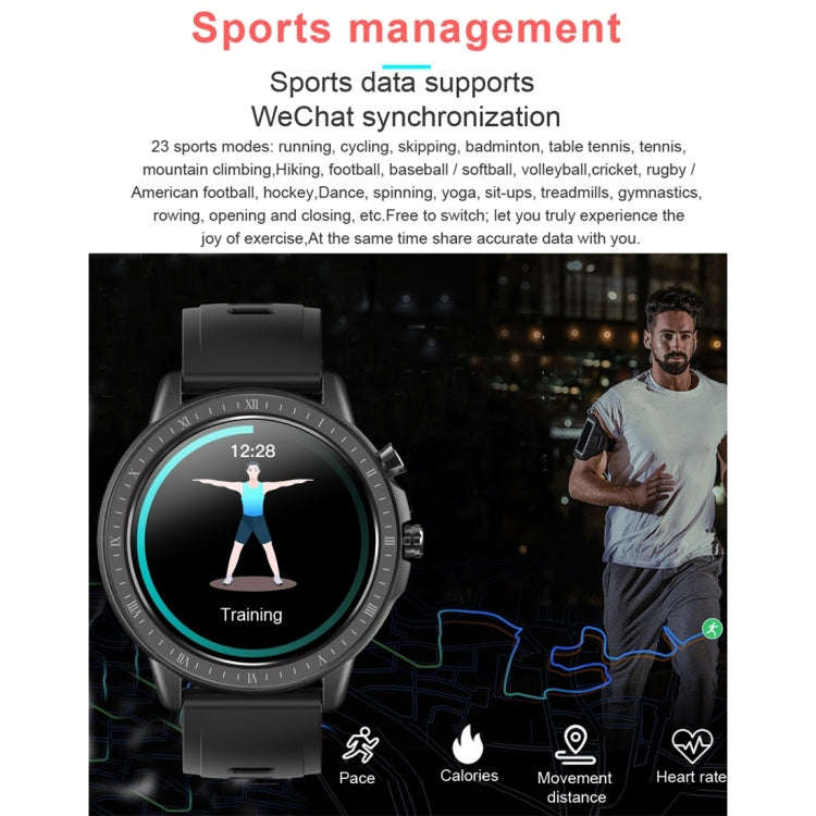 S02 1.3 inch IPS Color Full-screen Touch Smart Watch, Support Weather Forecast / Heart Rate Monit...