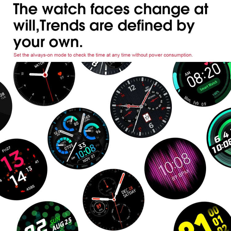 SG2 1.2 inch AMOLED Screen Smart Watch, IP68 Waterproof, Support Music Control / Bluetooth Photog...
