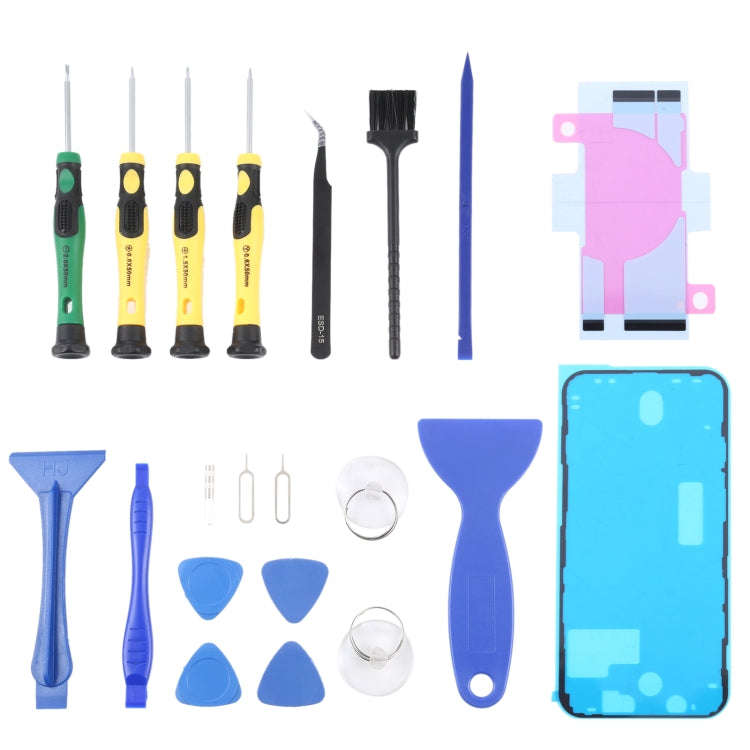 JIAFA JF-8182 21 in 1 Battery Adhesive + LCD Frame Waterproof Adhesive + Repair Tool Set For iPho...