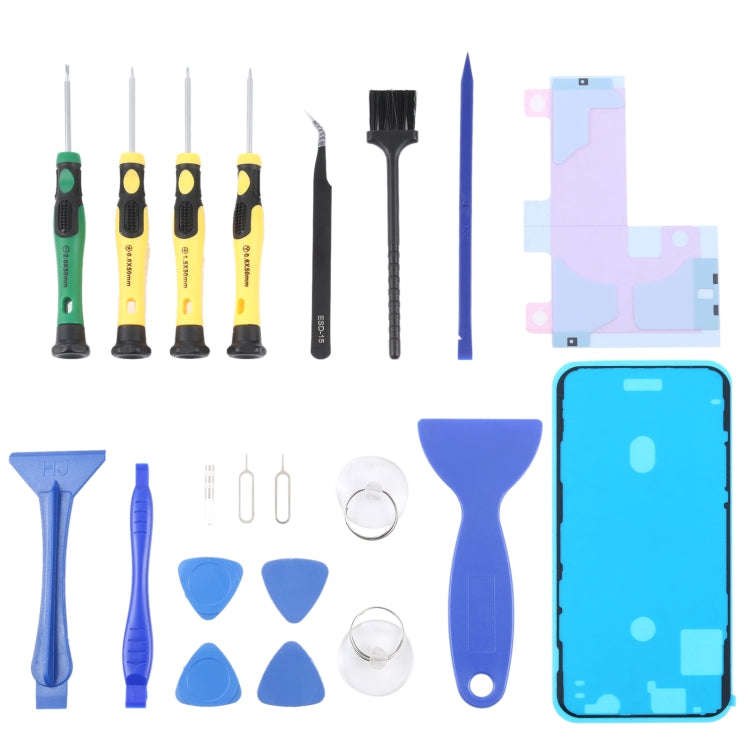 JIAFA JF-8182 21 in 1 Battery Adhesive + LCD Frame Waterproof Adhesive + Repair Tool Set For iPho...