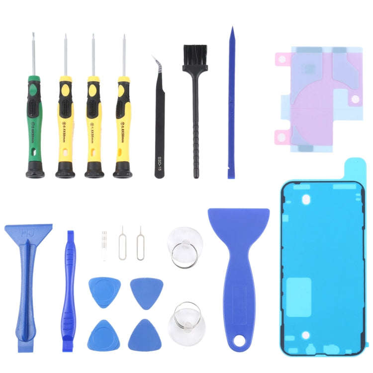 JIAFA JF-8182 21 in 1 Battery Adhesive + LCD Frame Waterproof Adhesive + Repair Tool Set For iPho...