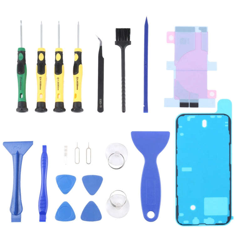 JIAFA JF-8182 21 in 1 Battery Adhesive + LCD Frame Waterproof Adhesive + Repair Tool Set For iPho...