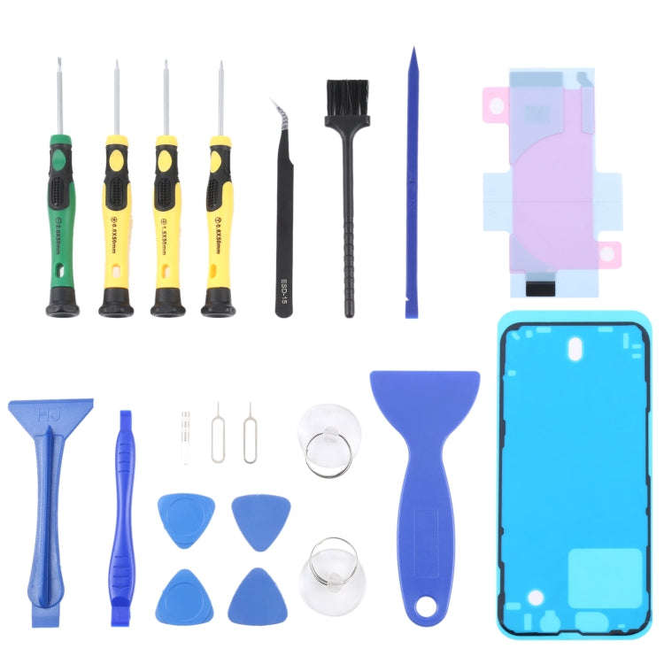 JIAFA JF-8182 21 in 1 Battery Adhesive + LCD Frame Waterproof Adhesive + Repair Tool Set For iPho...