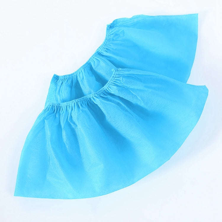 100 PCS 400g Disposable Shoe Covers For Kids Indoor Cleaning Floor Thicken Non-Woven Fabric Overs...