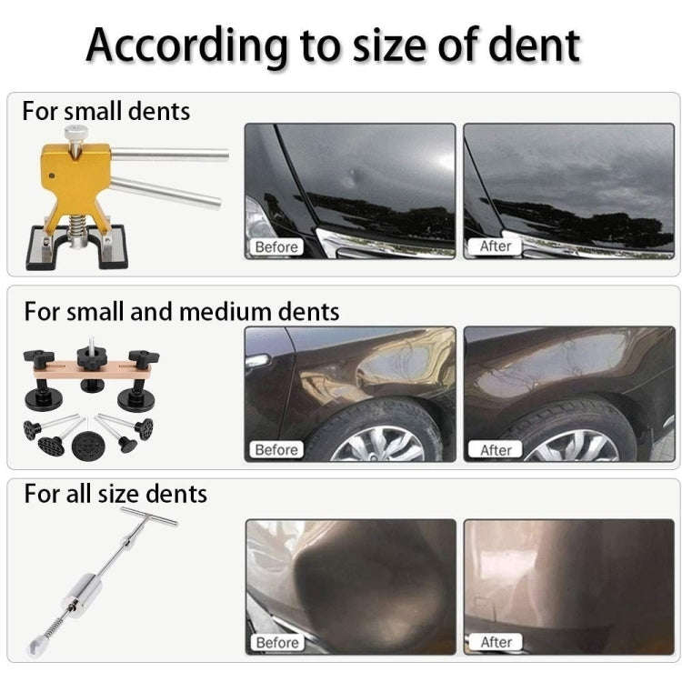 D3 94 in 1 Car Paintless Dent Dings Repair Lifter Tools Kit, Plug Type:US Plug