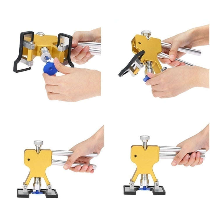 D6 44 in 1 Car Paintless Dent Dings Repair Lifter Tools Kit, Plug Type:US Plug