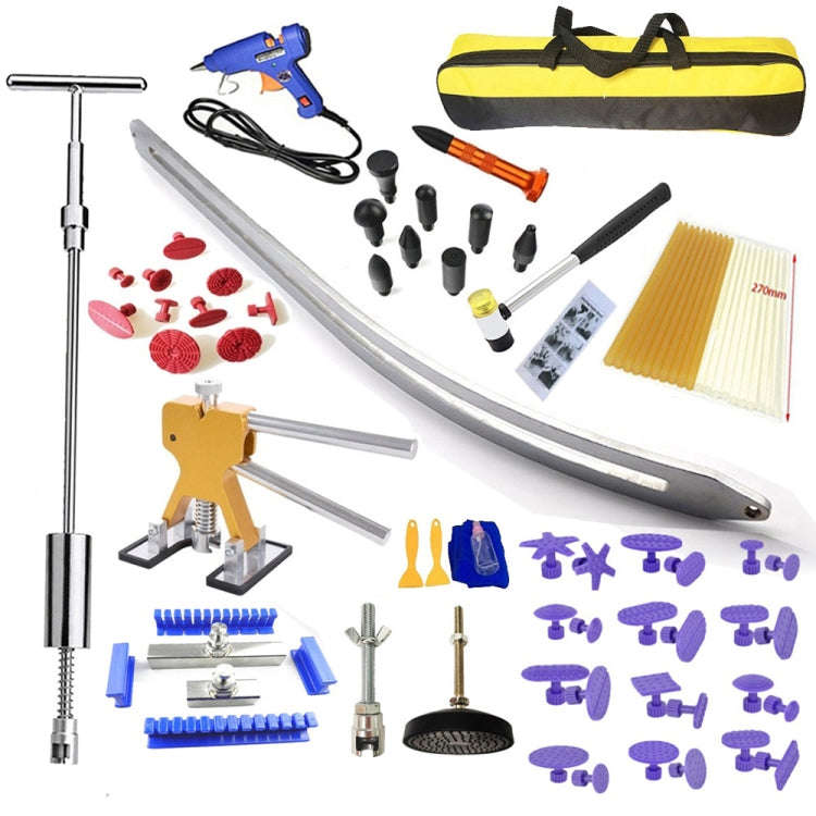 N3 83 in 1 Car Paintless Dent Removal Fender Damage Repair Puller Lifter, Plug Type:EU Plug
