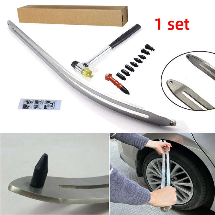 N7 12 in 1 Car Paintless Dent Removal Fender Damage Repair Puller Lifter Arc Crowbar Tools Hook R...