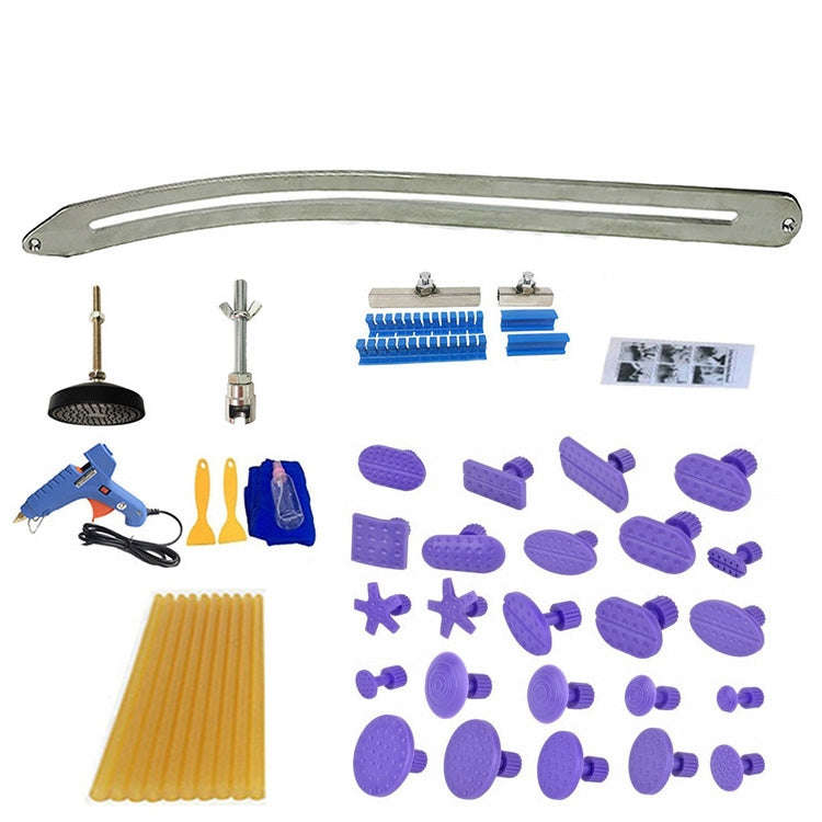 N11 51 in 1 Car Paintless Dent Removal Fender Damage Repair Puller Lifter, Plug Type:EU Plug