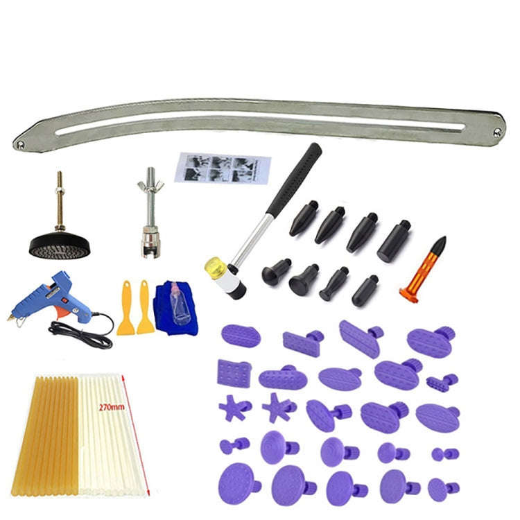 N12 66 in 1 Car Paintless Dent Removal Fender Damage Repair Puller Lifter, Plug Type:EU Plug