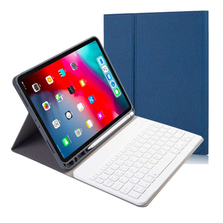 RK11 Cloth Texture Detachable Magnetic Bluetooth Keyboard Horizontal Flip Leather Tablet Case for...
