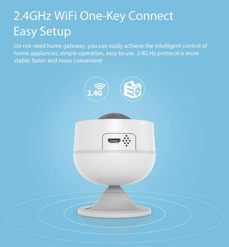 NEO NAS-PD07W WiFi PIR Motion Sensor with Temperature & Humidity Sensor