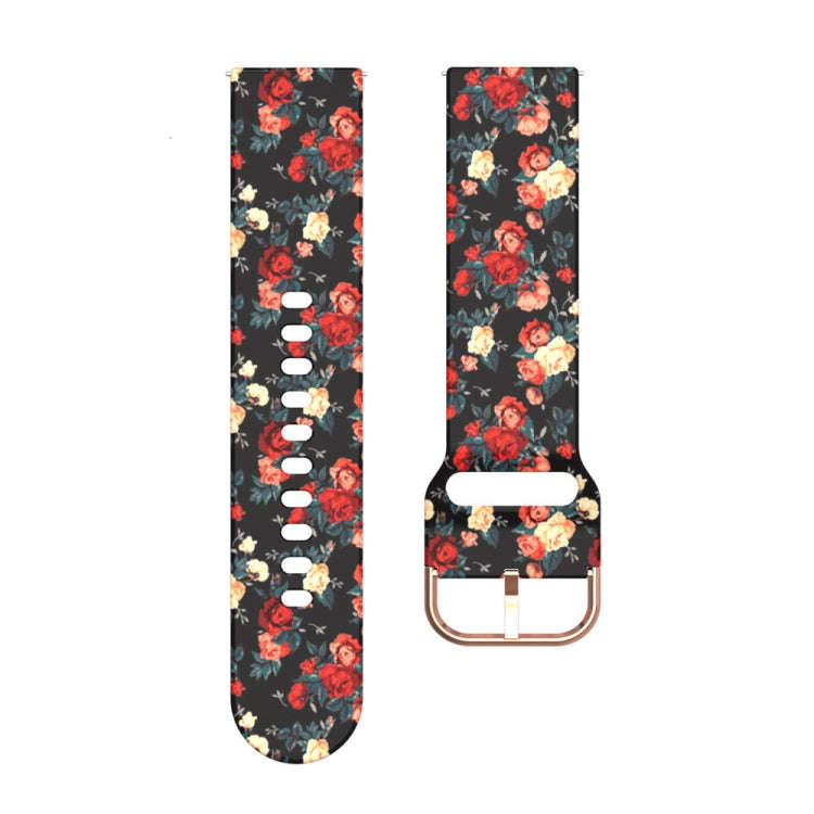 For Galaxy Watch 46mm Silicone Watch Band(Rose)