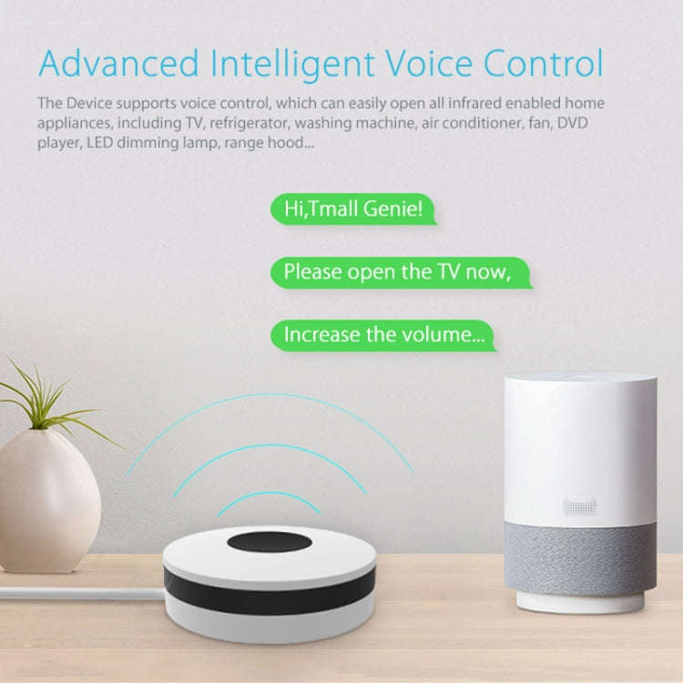 NEO NAS-IR02W WiFi IR Remotc Control Support Amazon Alexa / Google Home(White)