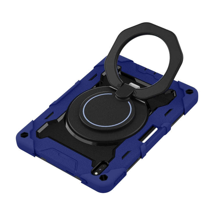 For Huawei Matepad Pro 10.8 Armor Contrast Color Silicone + PC Tablet Case(Navy Blue)