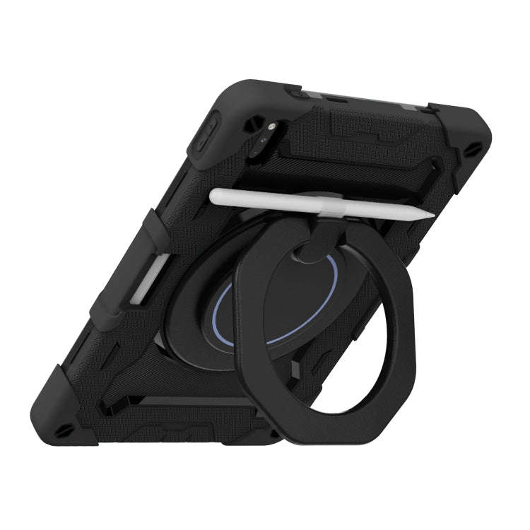 For Huawei Matepad Pro 10.8 Armor Contrast Color Silicone + PC Tablet Case(Black)