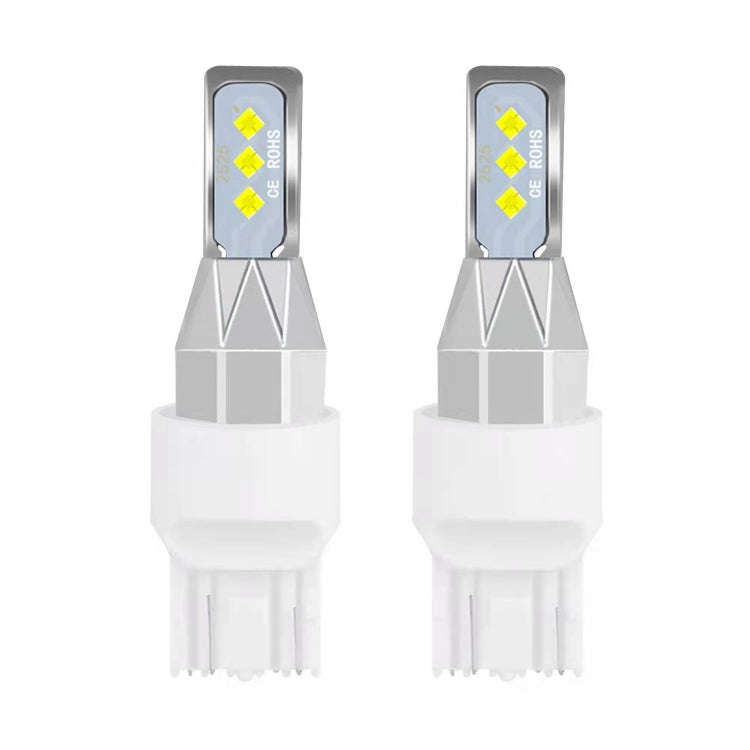 1 Pair 7443 DC 12V-24V 12W 1800LM Car LED Fog Light(Ice Blue Light)